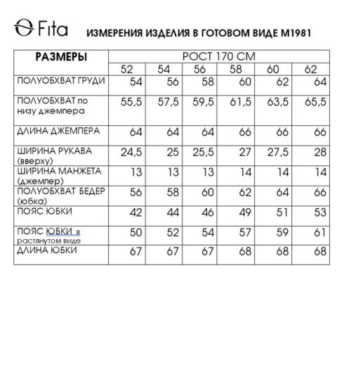 Костюм-1981 FITA