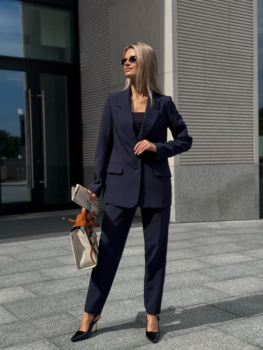 2120 синий 42-54-12 Костюмы-Dilana Vip-2120