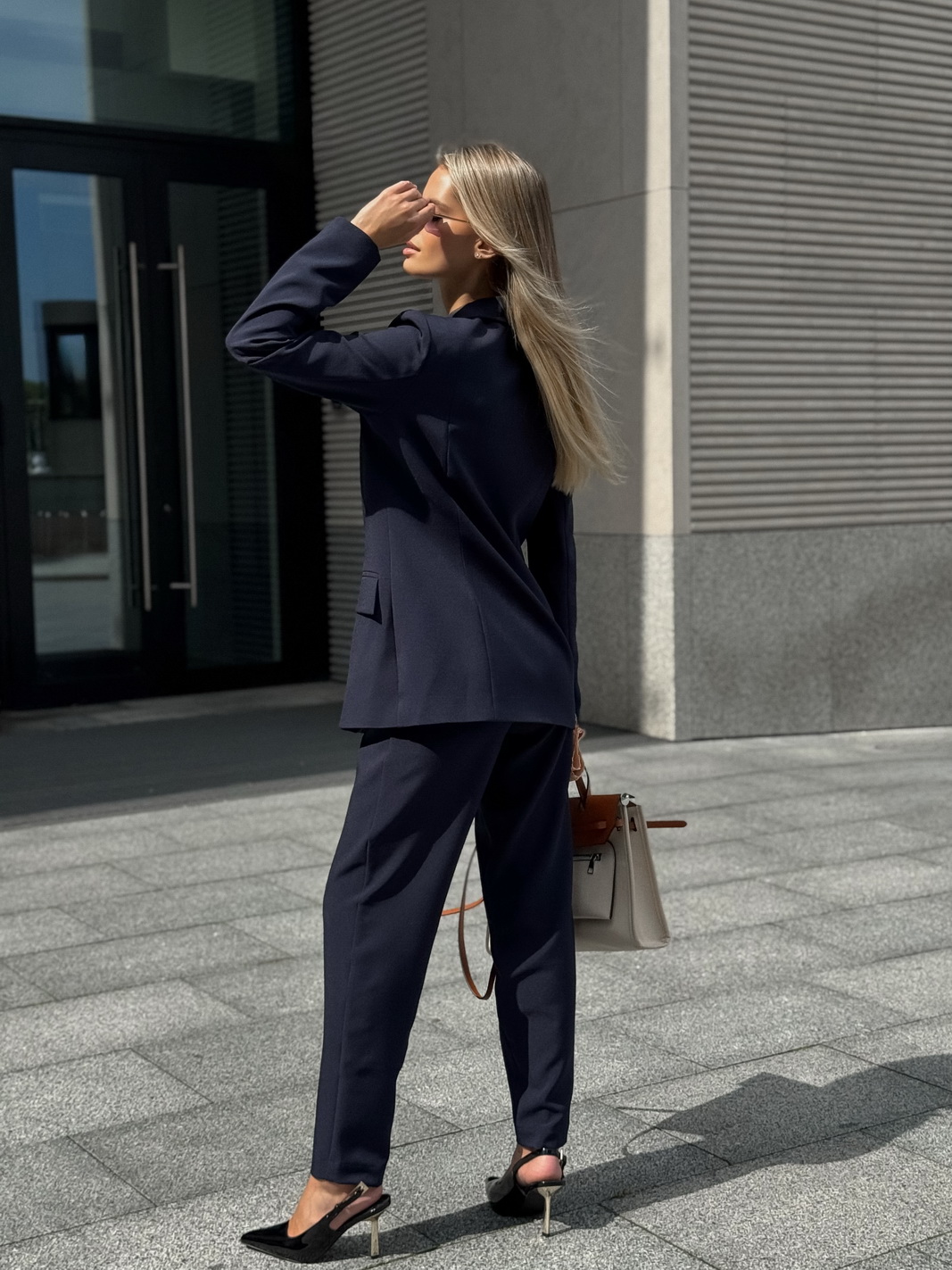 2120 синий 42-54-3 Костюмы-Dilana Vip-2120