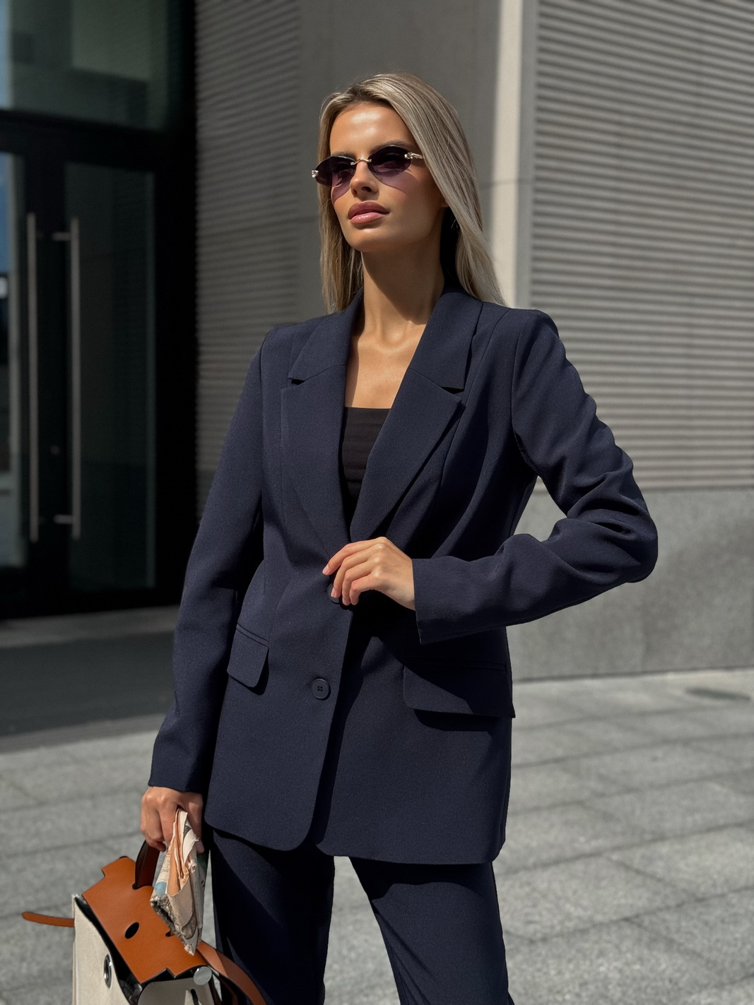 2120 синий 42-54-6 Костюмы-Dilana Vip-2120