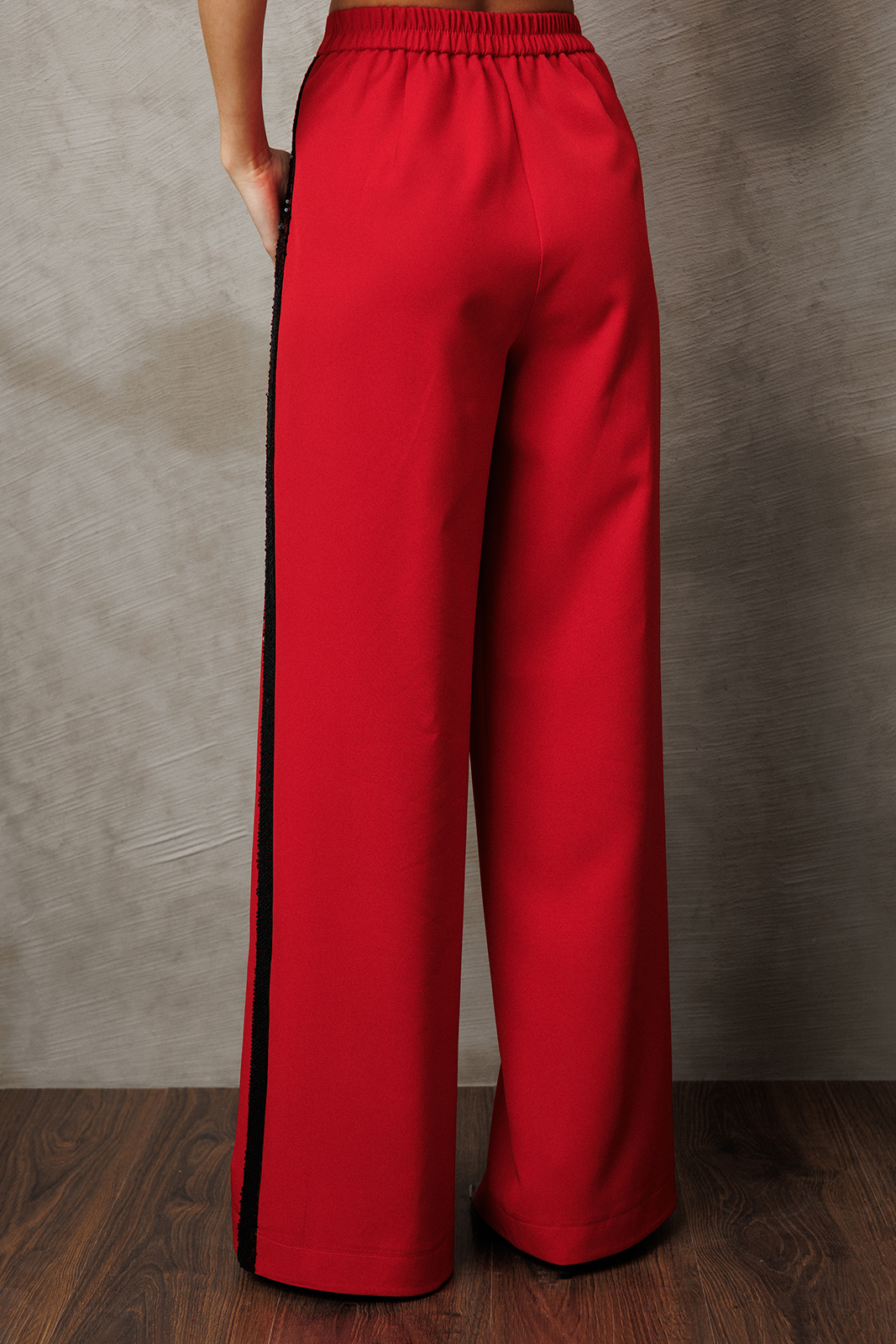 3222 брюки (красный) (2)