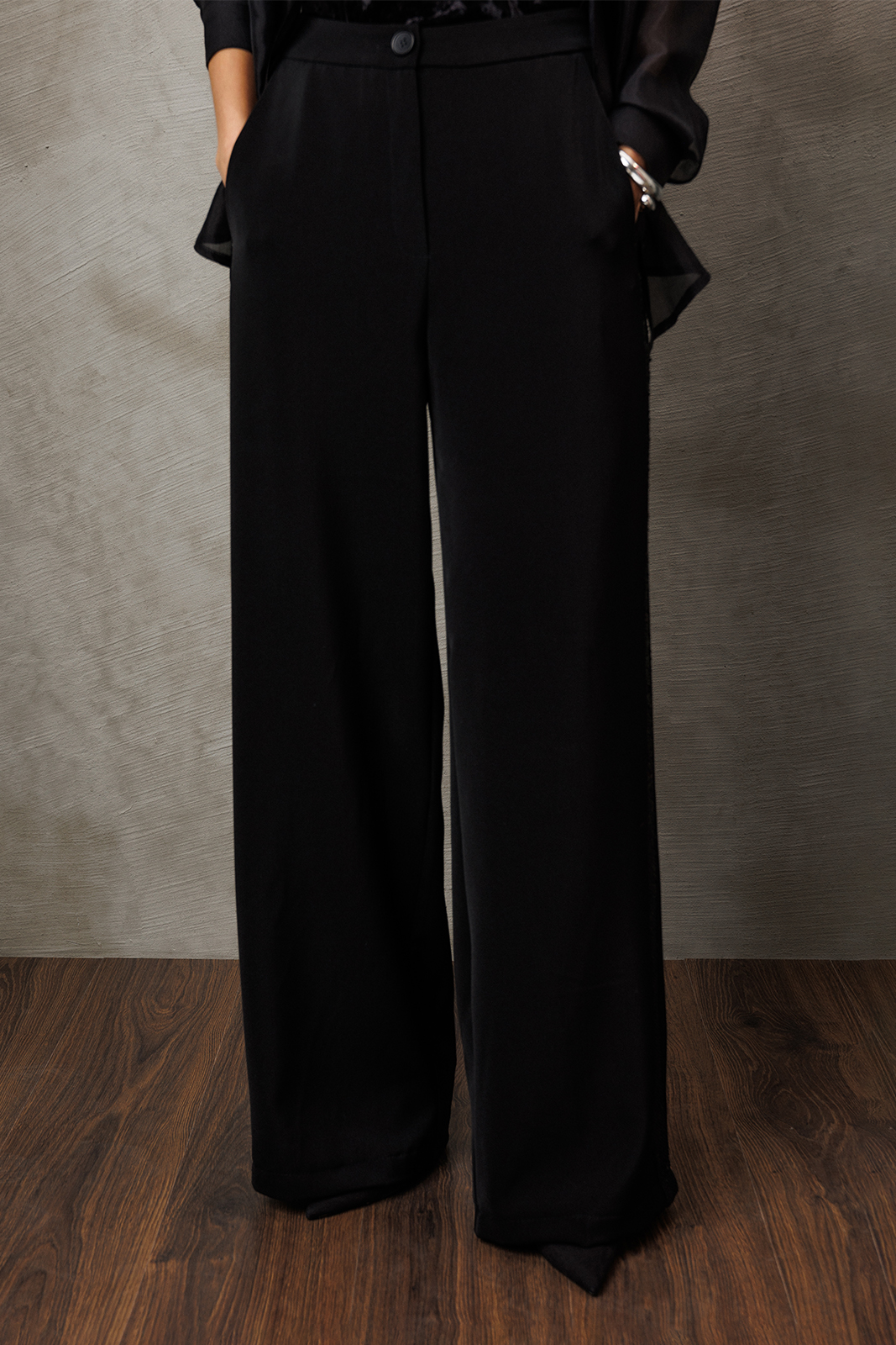 3222 брюки (черный) (1) Брюки-BUTER-3222