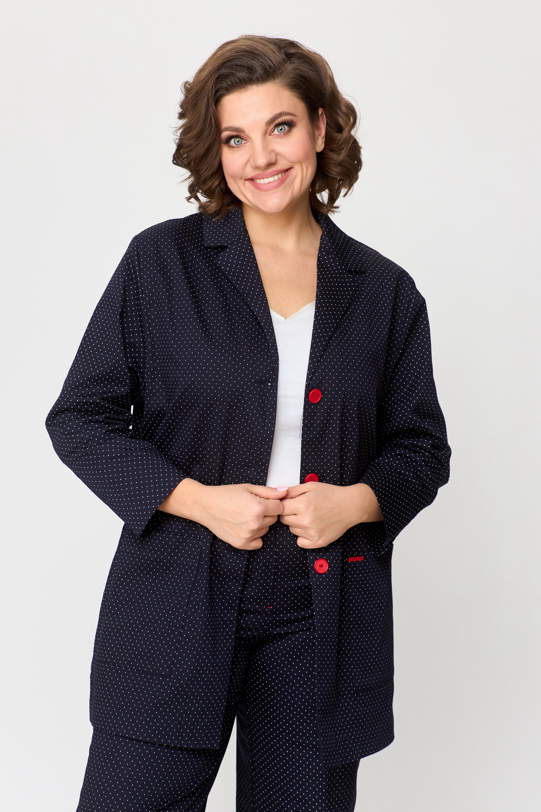 409 чернильно-синий (3) Жакеты-БелЭльСтиль-409