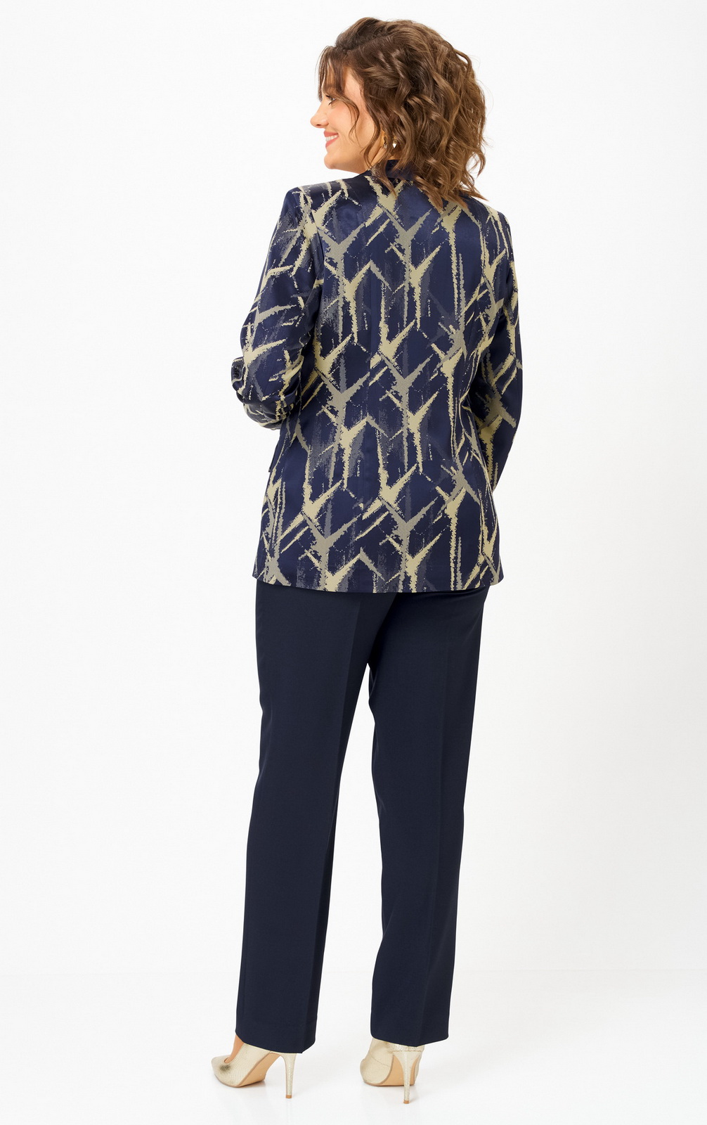 412 синий золото (5) Жакеты-БелЭльСтиль-412