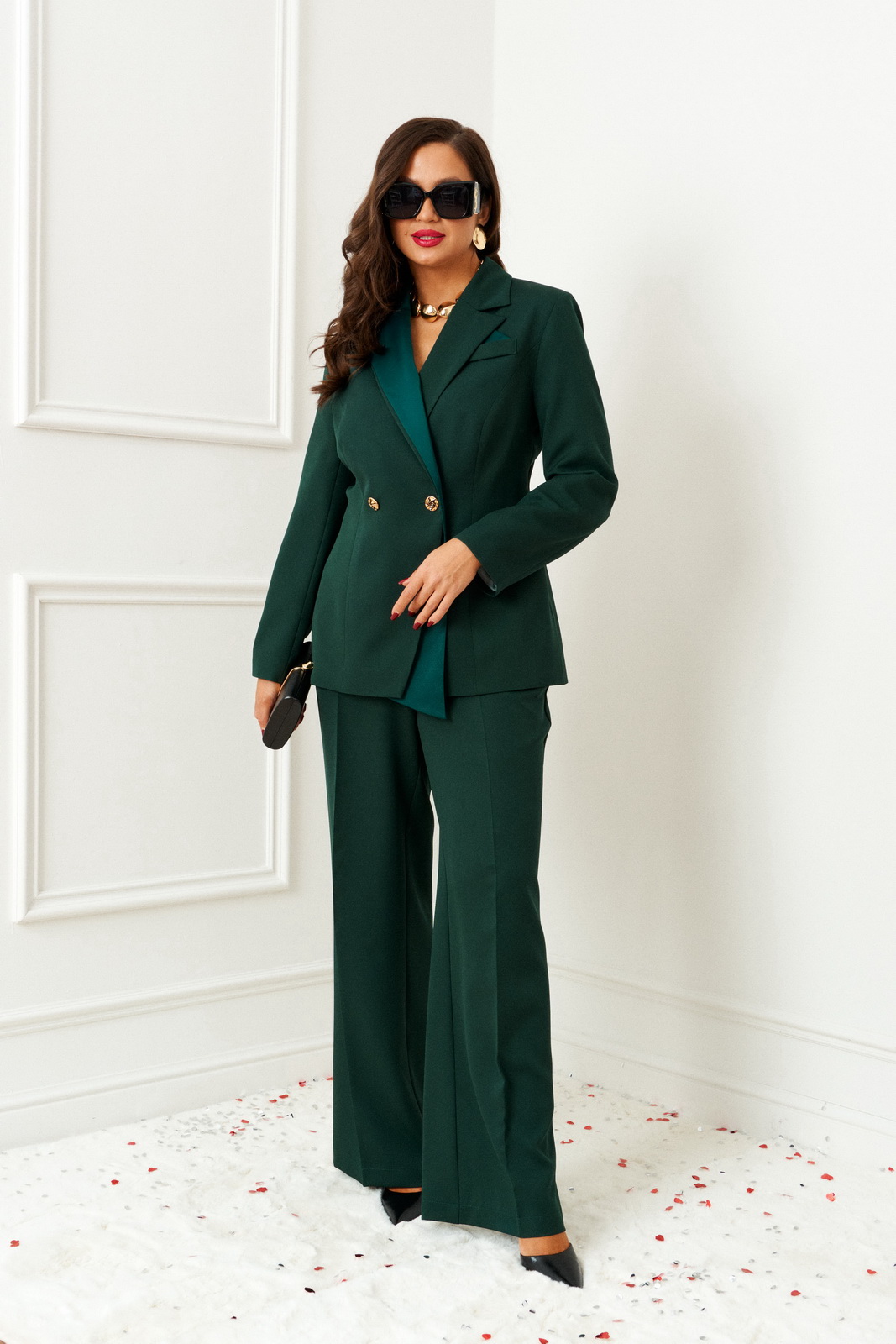 6405 изумруд (2) Костюмы-Beautiful&Free-6405