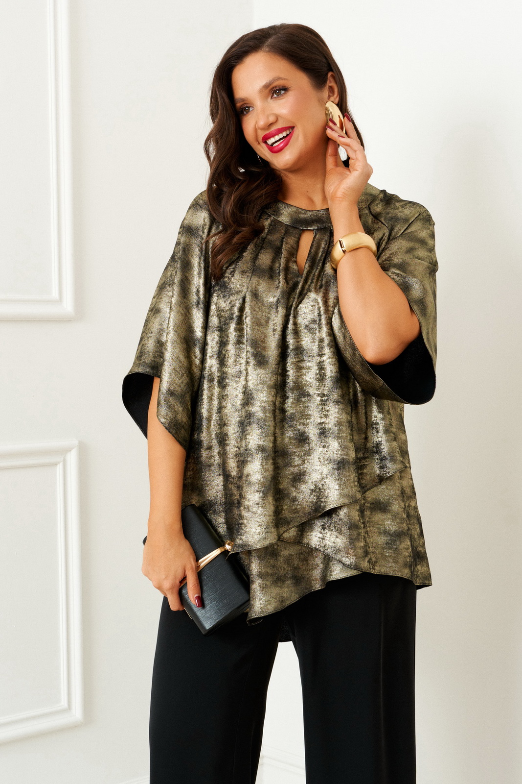 6409 черный-золото (6) Костюмы-Beautiful&Free-6409