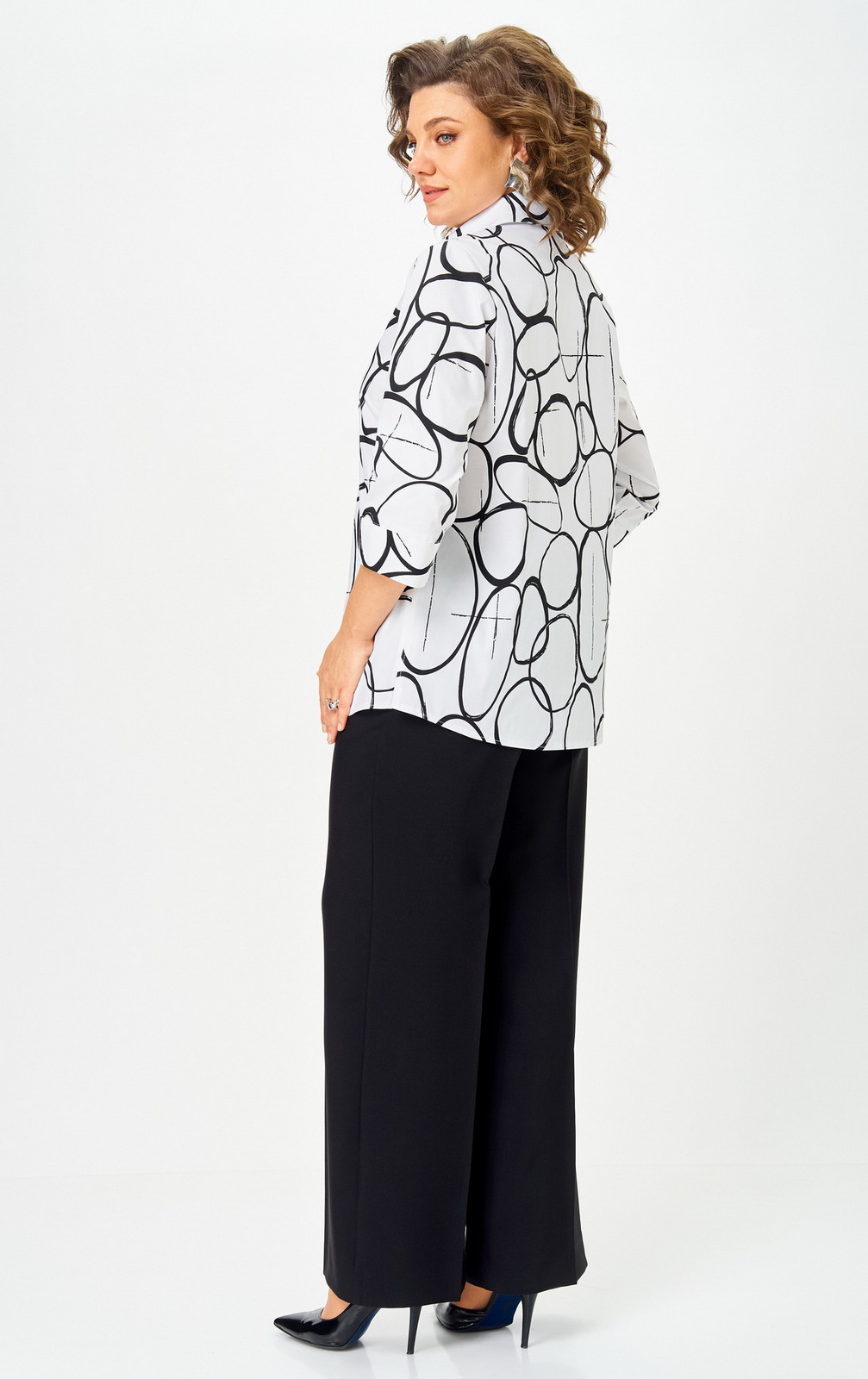 877 601 бело-черный (7) Костюмы-БелЭльСтиль-877-601