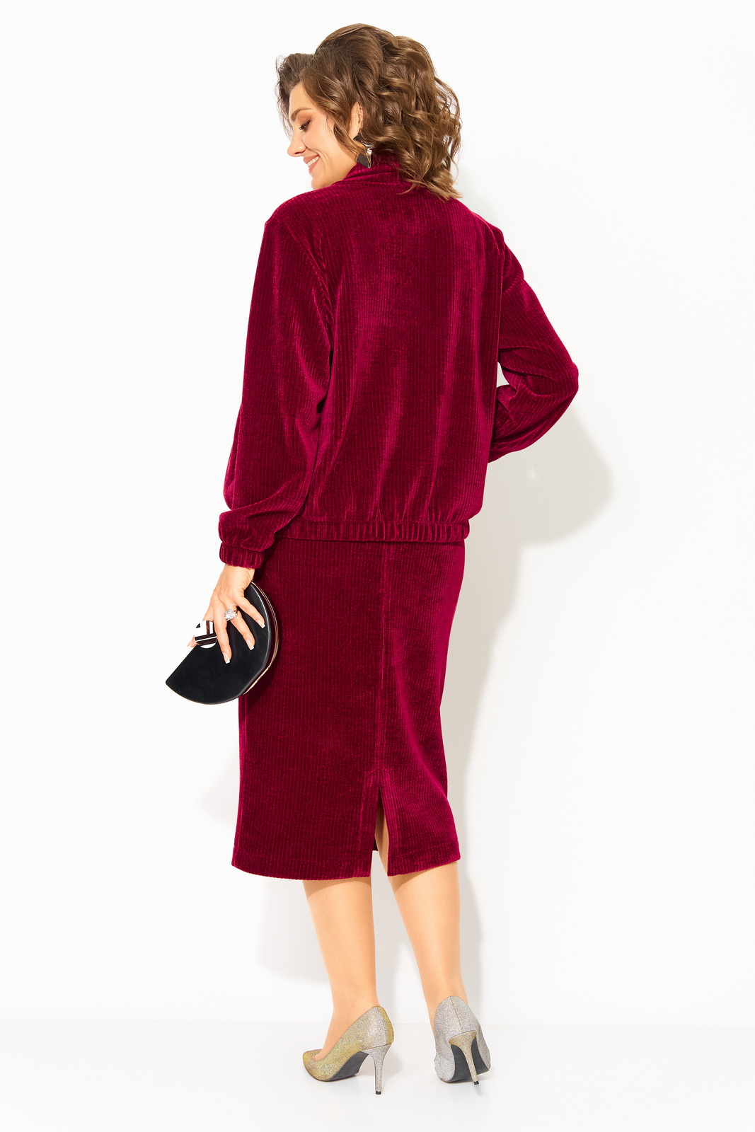 М 1487-винный спинка Костюмы-Лилиана-1487