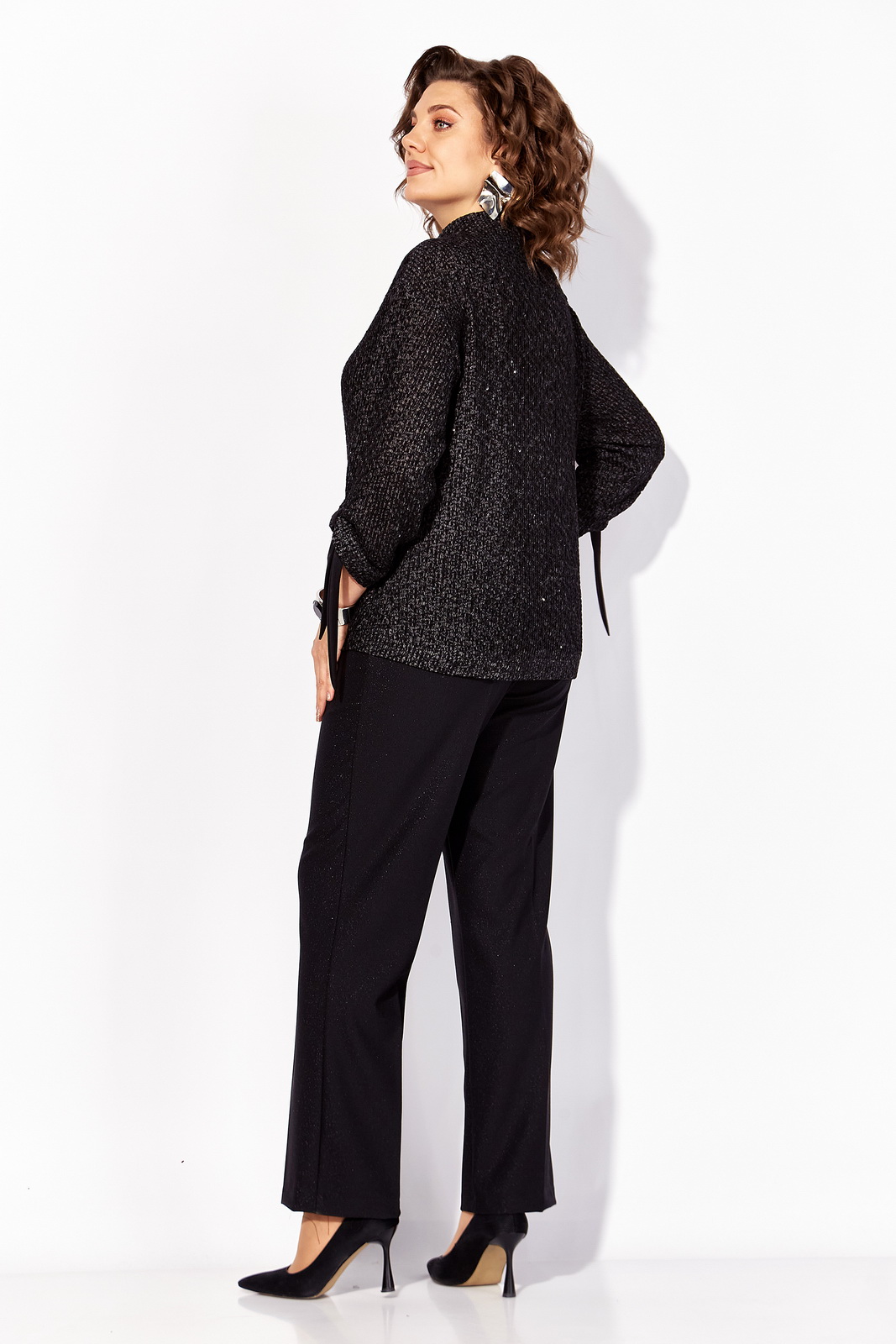 М 1493 БрПн-черный спинка Костюмы-Лилиана-1493