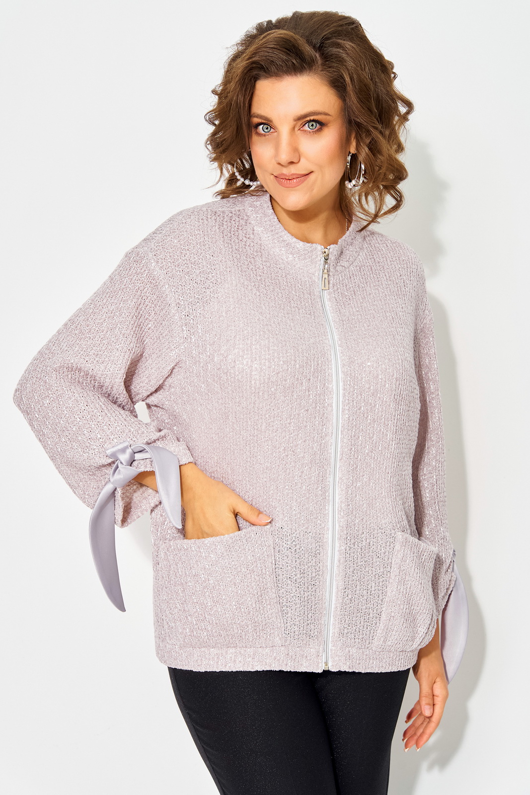 М 1493-жемчуг 4 Жакеты-Лилиана-1493