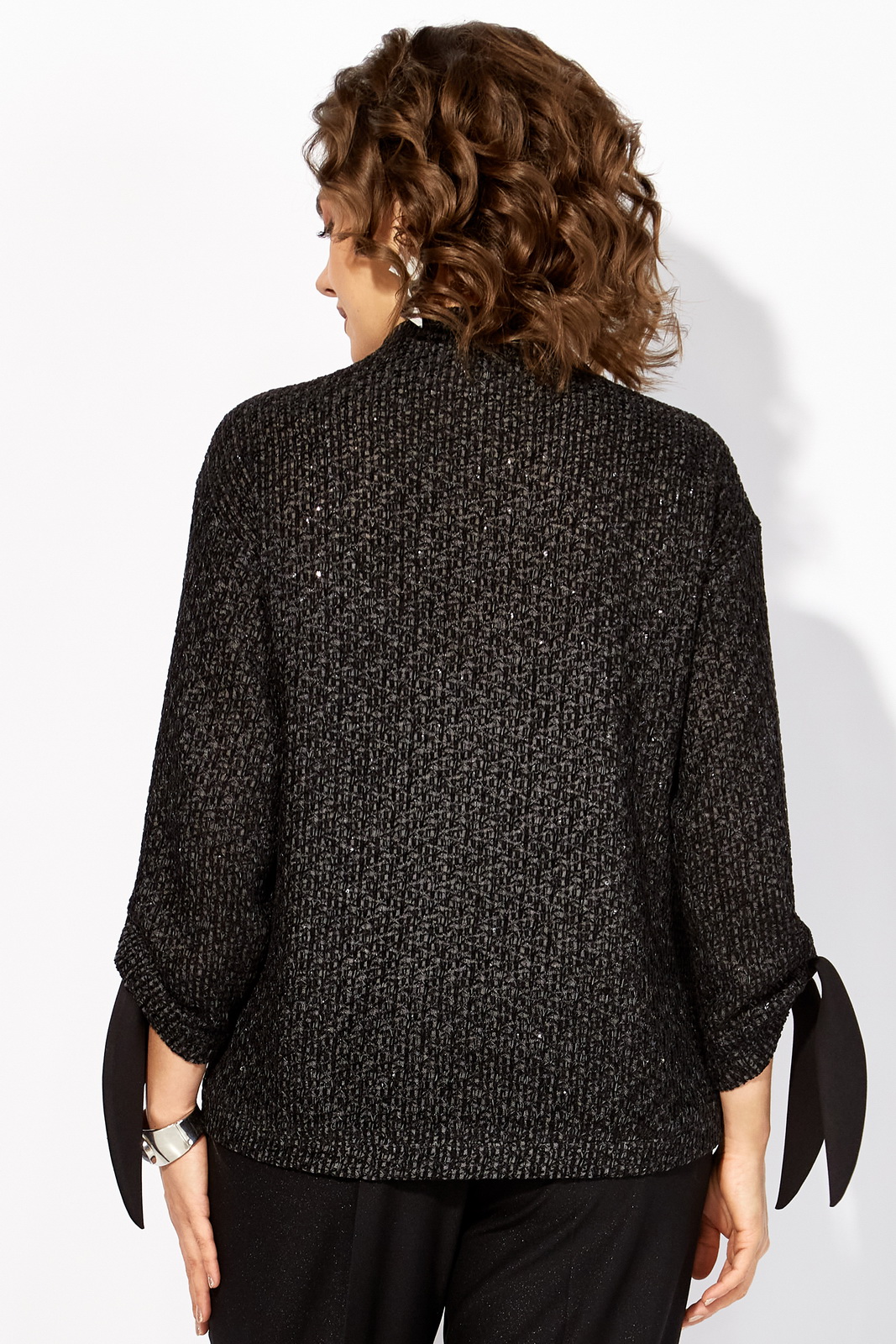 М 1493-черный спинка Жакеты-Лилиана-1493