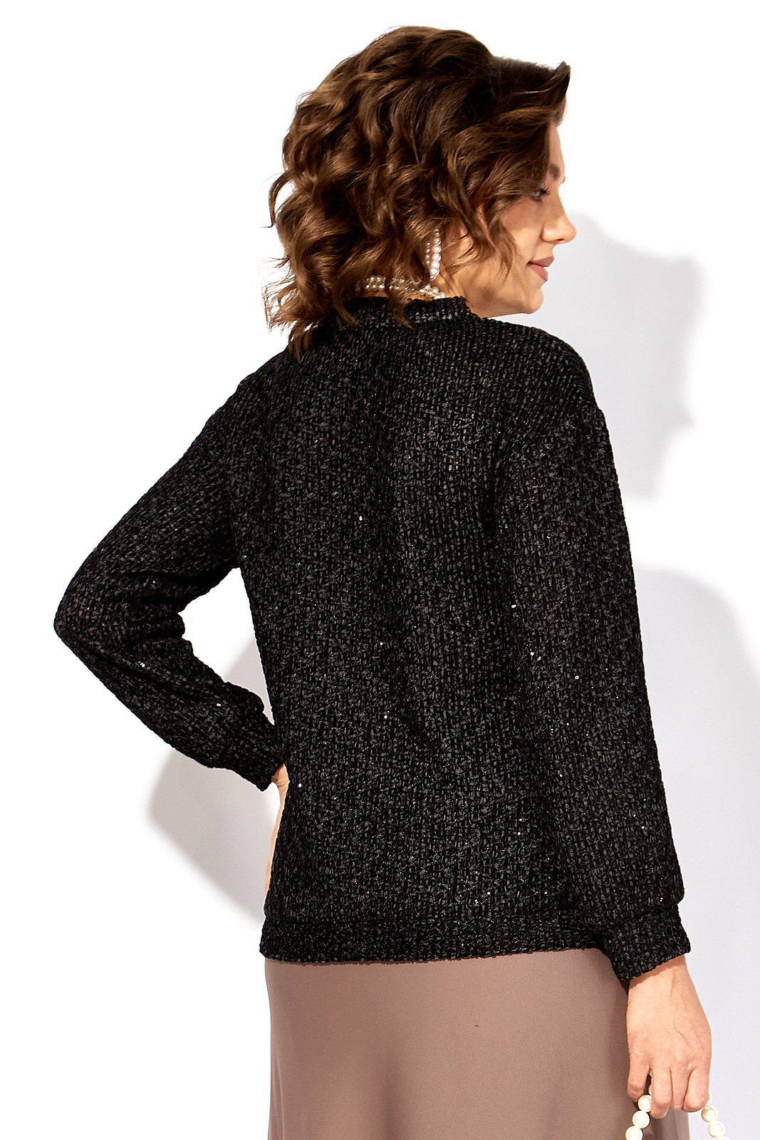 М 1494-черный спинка Джемпер-Лилиана-1494