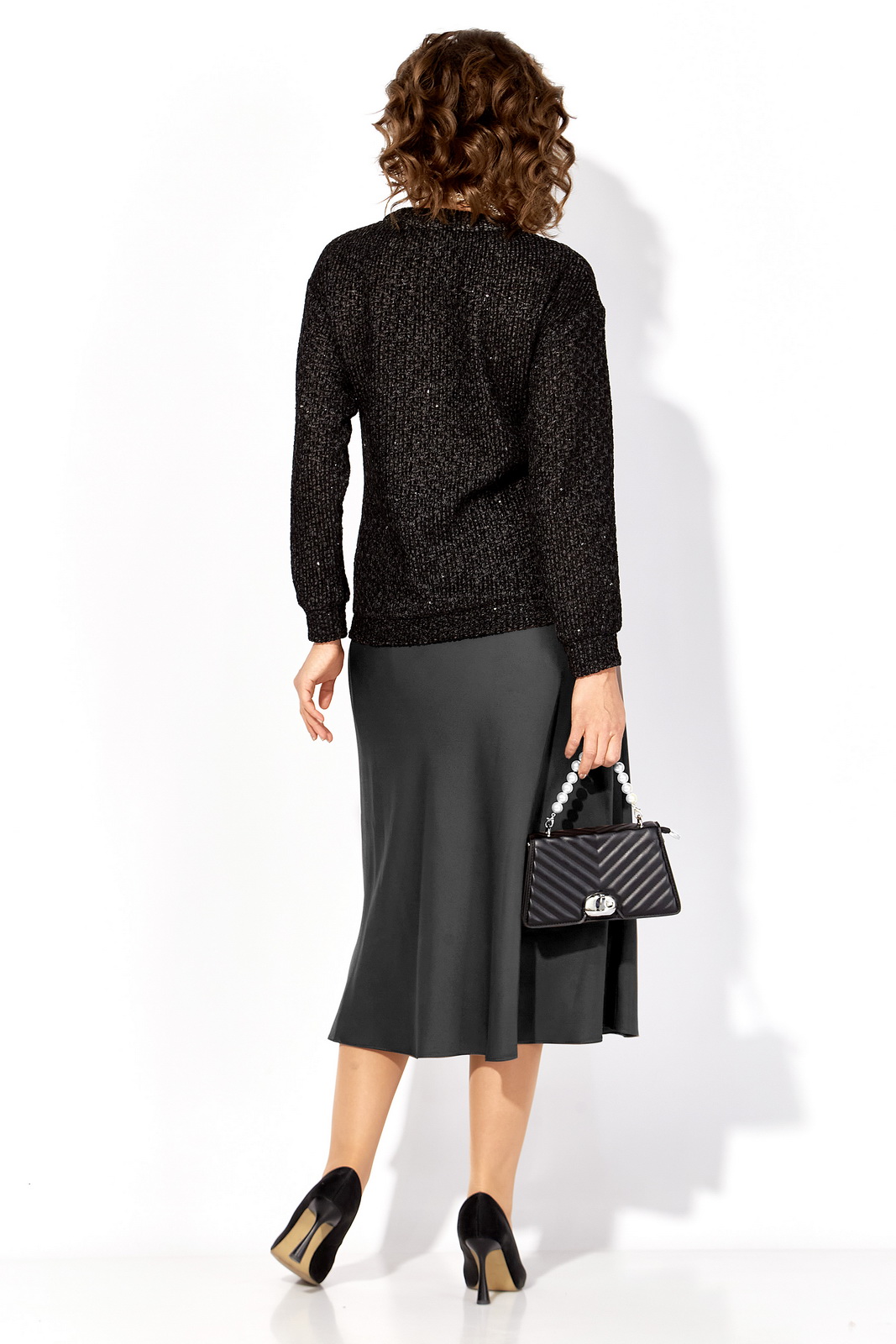 М 1494К-черный спинка Костюмы-Лилиана-1494