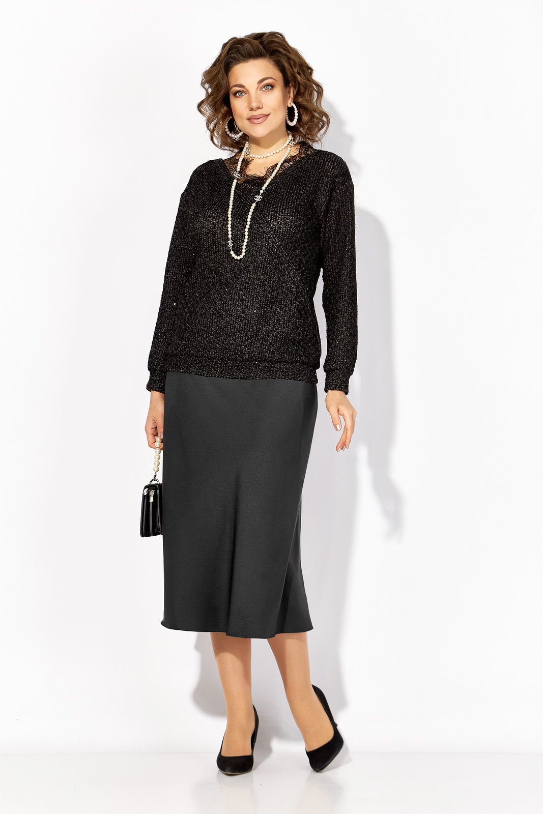 М 1494К-черный Костюмы-Лилиана-1494