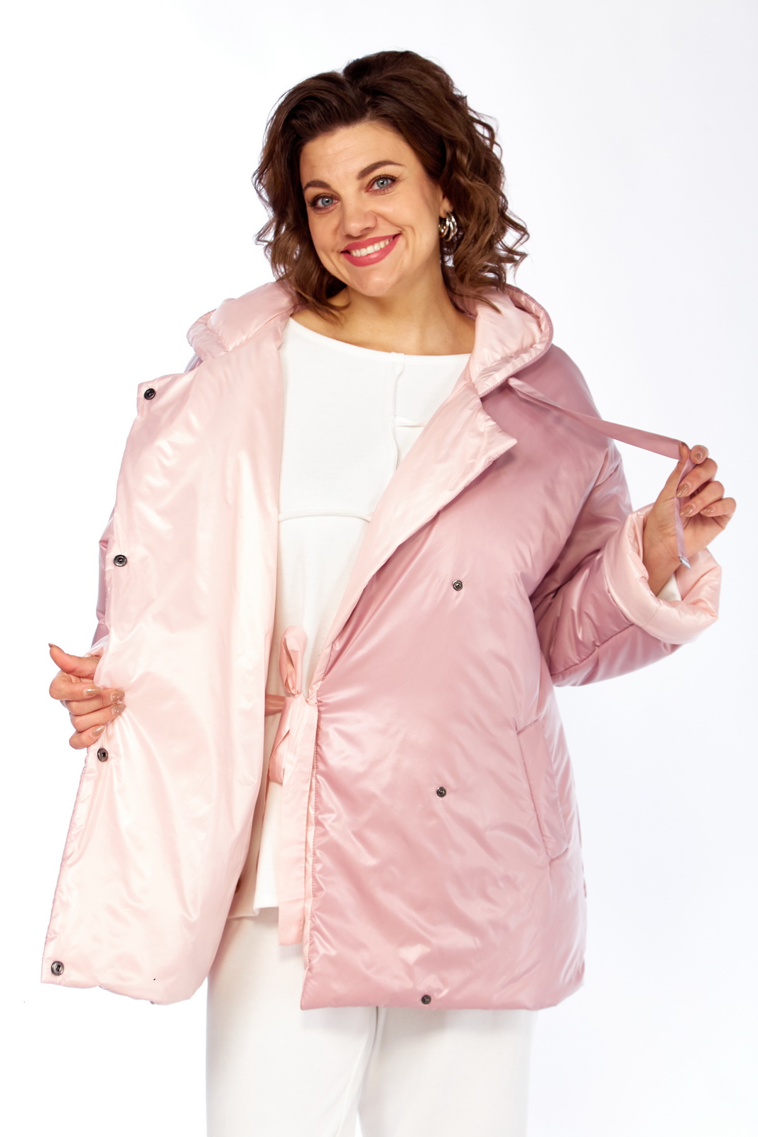 М-2116(48-52) пудра,розовый (7) Куртки-DIAMANT-2116