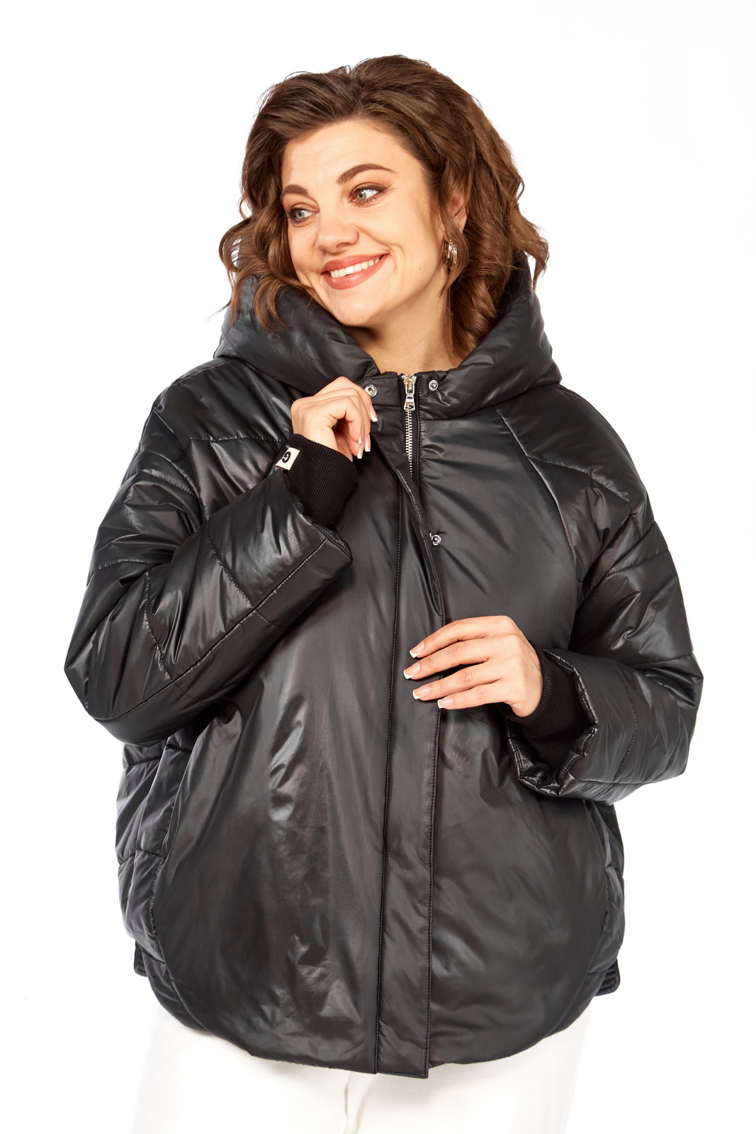 М-2123(48-52) черный (6) Куртки-DIAMANT-2123