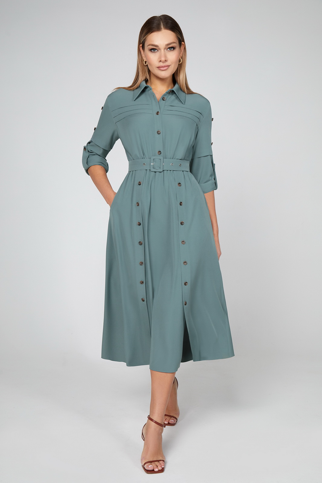 Платье-5013(42-52) (2) Платье- Bazalini-5013