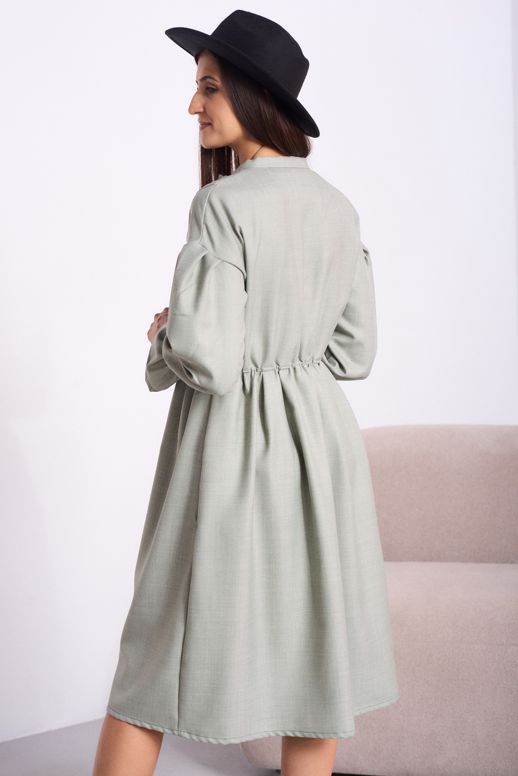 5051 42-52 шалфейный (6) Платья-celentano-5051