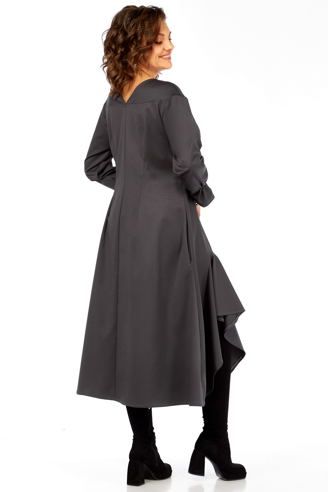 5065 42-82 графит (5) Платья-celentano-5065