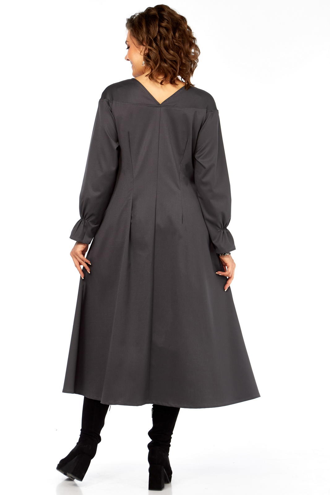 5065 42-82 графит (6) Платья-celentano-5065