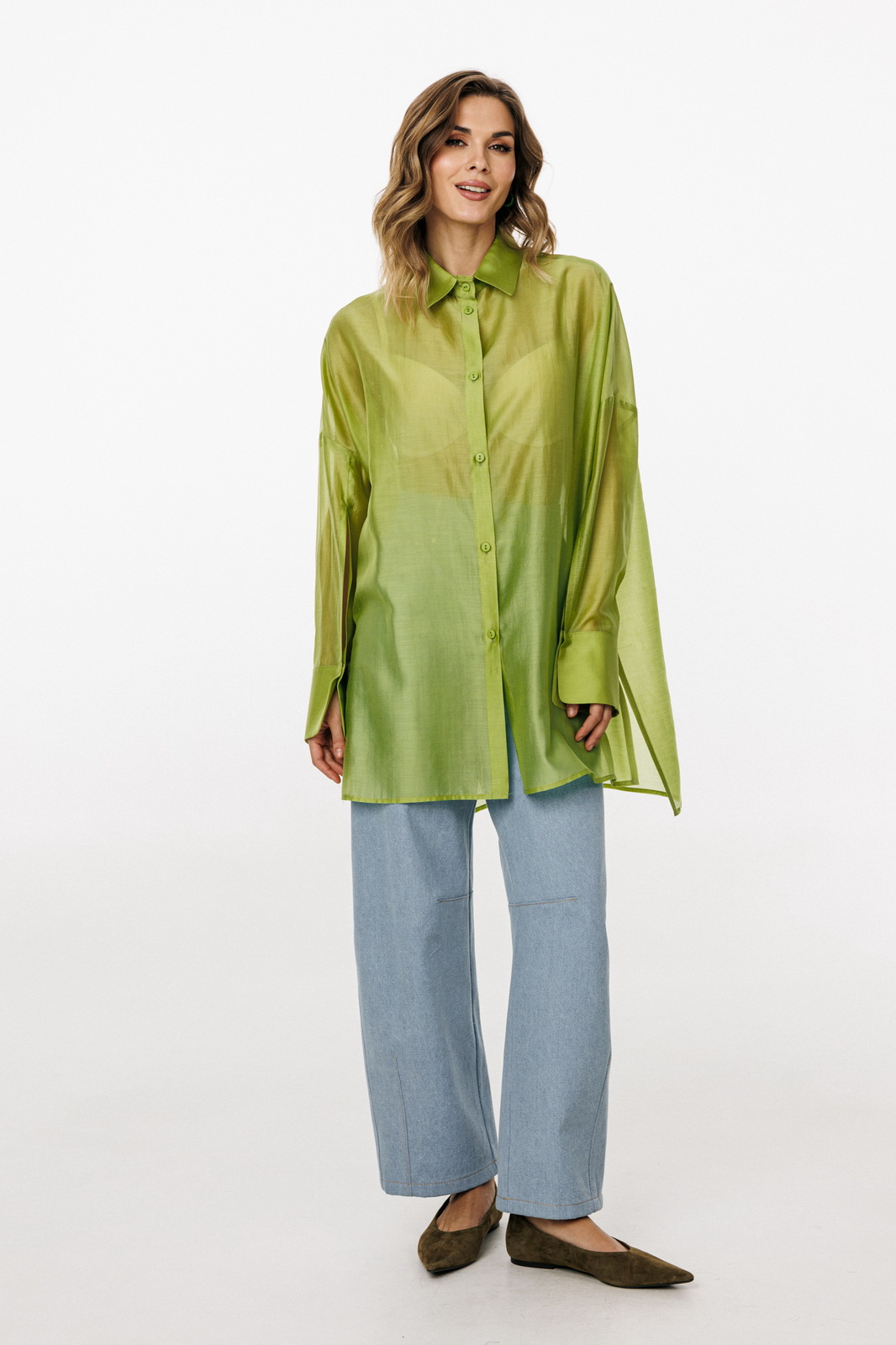 3036_trava_8068 Блузки-EOLA STYLE-3036