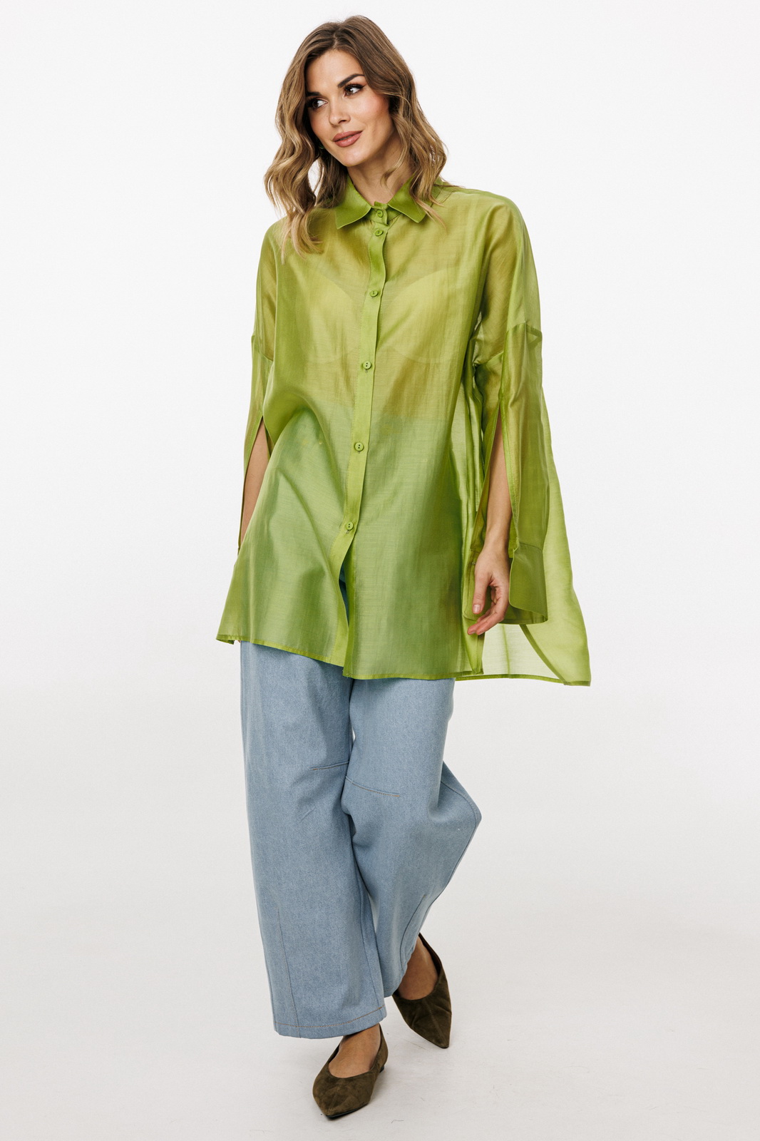 3036_trava_8101 Блузки-EOLA STYLE-3036