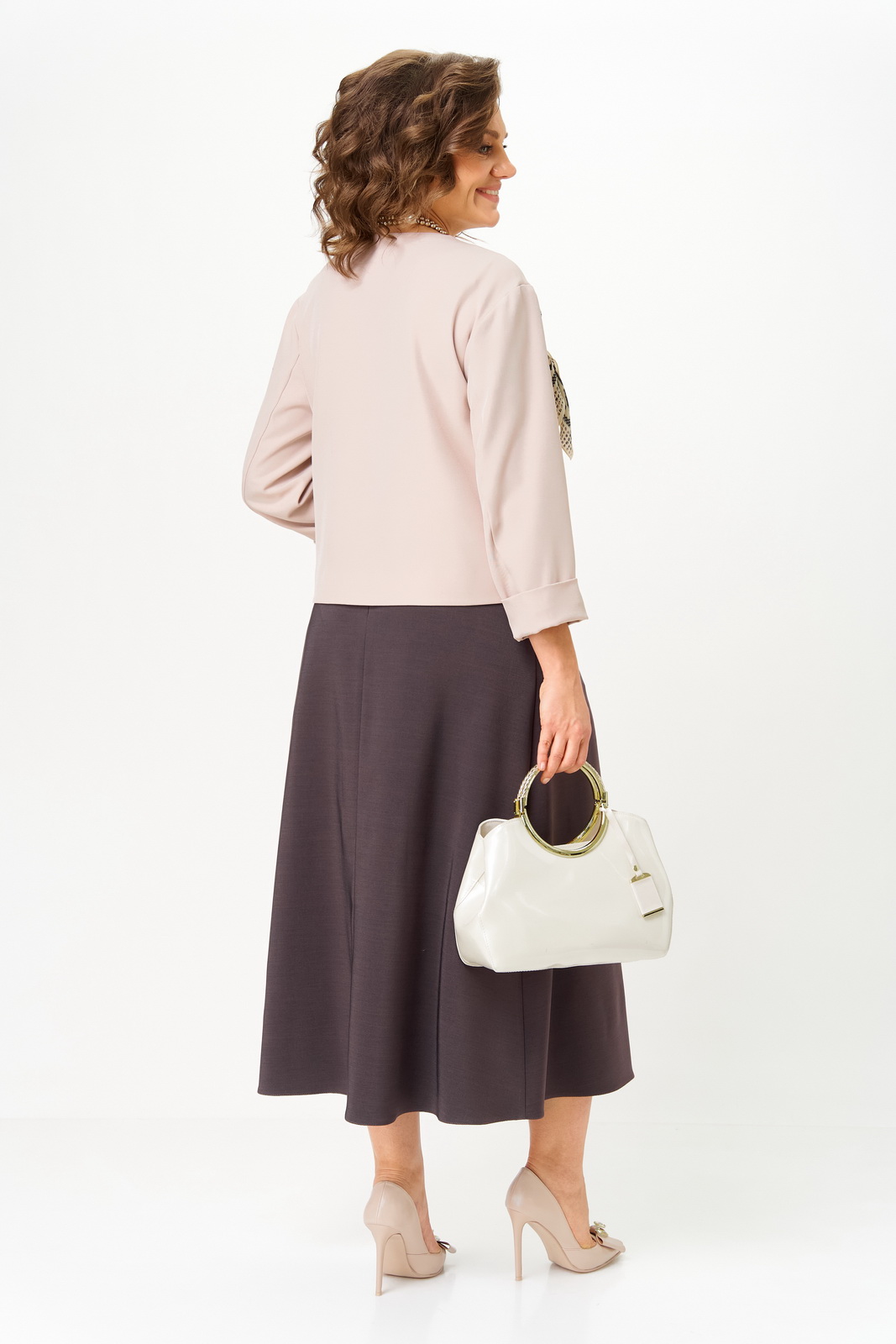 24137 рр 50-60 бежево-коричневый (6) Костюмы-AIRA style-24137