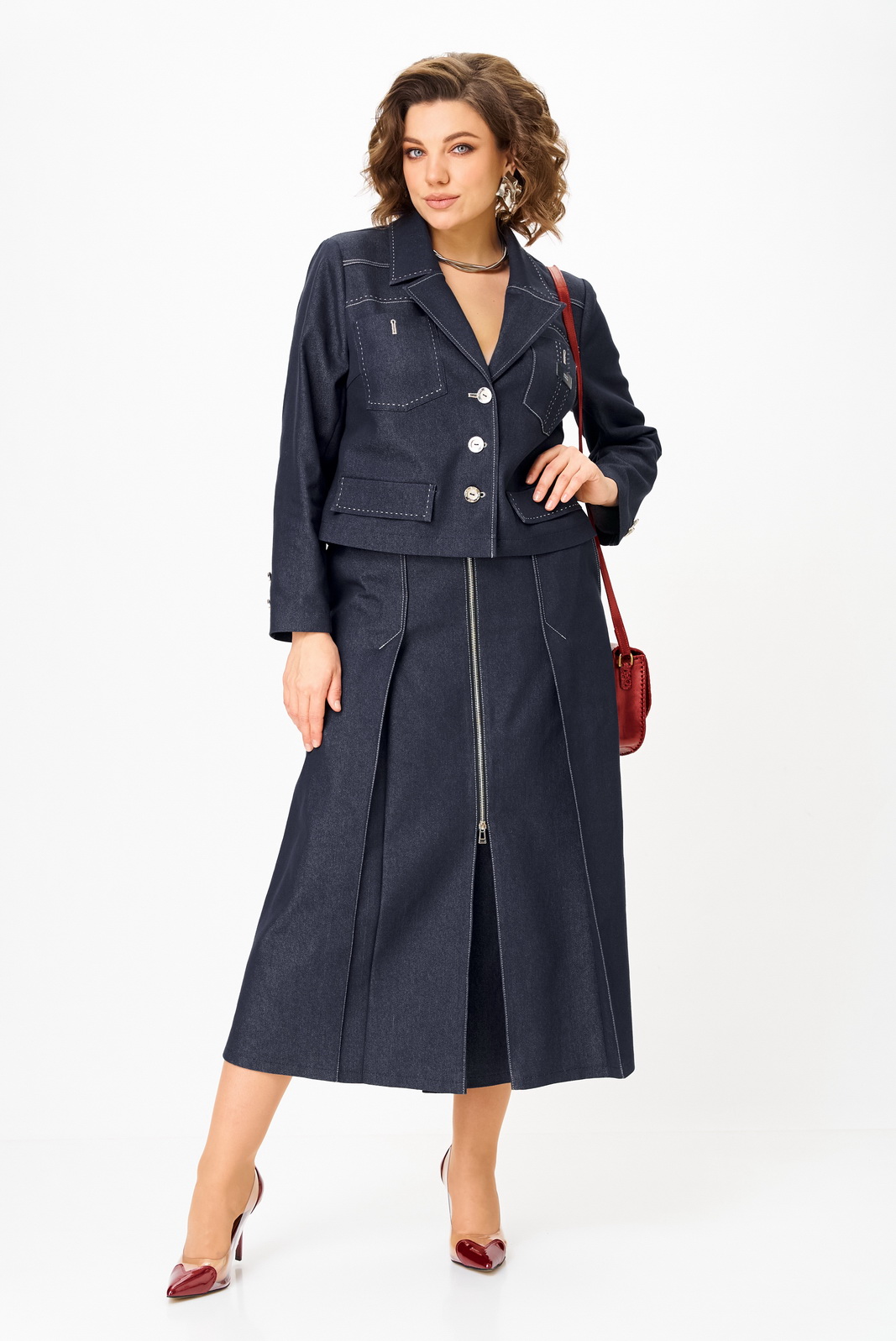 24139 синий рр 50-60 (12) Костюмы-AIRA style-24139