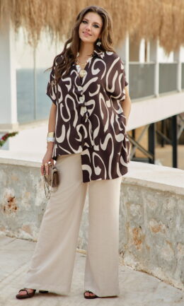 Блузки-VITTORIA QUEEN-28923бл