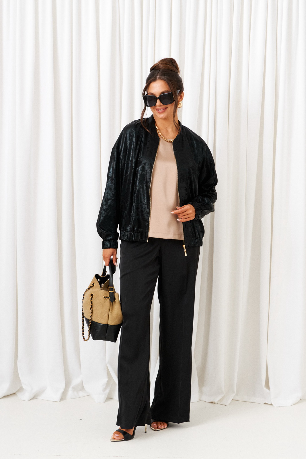 6427 черный-латте (1) Костюмы-Beautiful&Free-6427