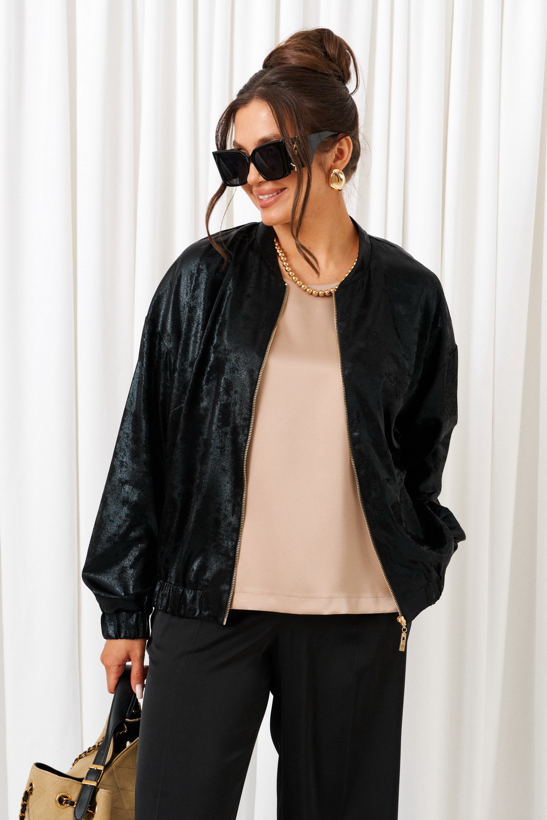 6427 черный-латте (3) Костюмы-Beautiful&Free-6427