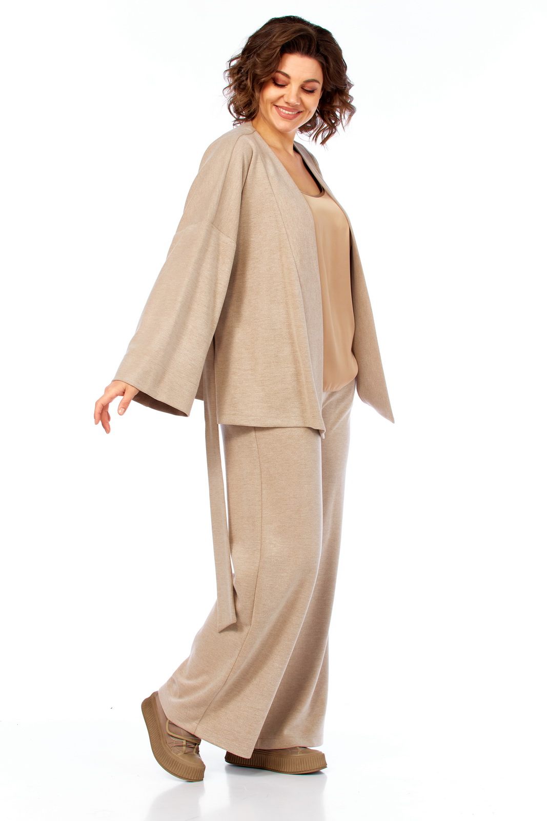 М-2143(46-50) бежевый (7) Костюмы-DIAMANT-2143