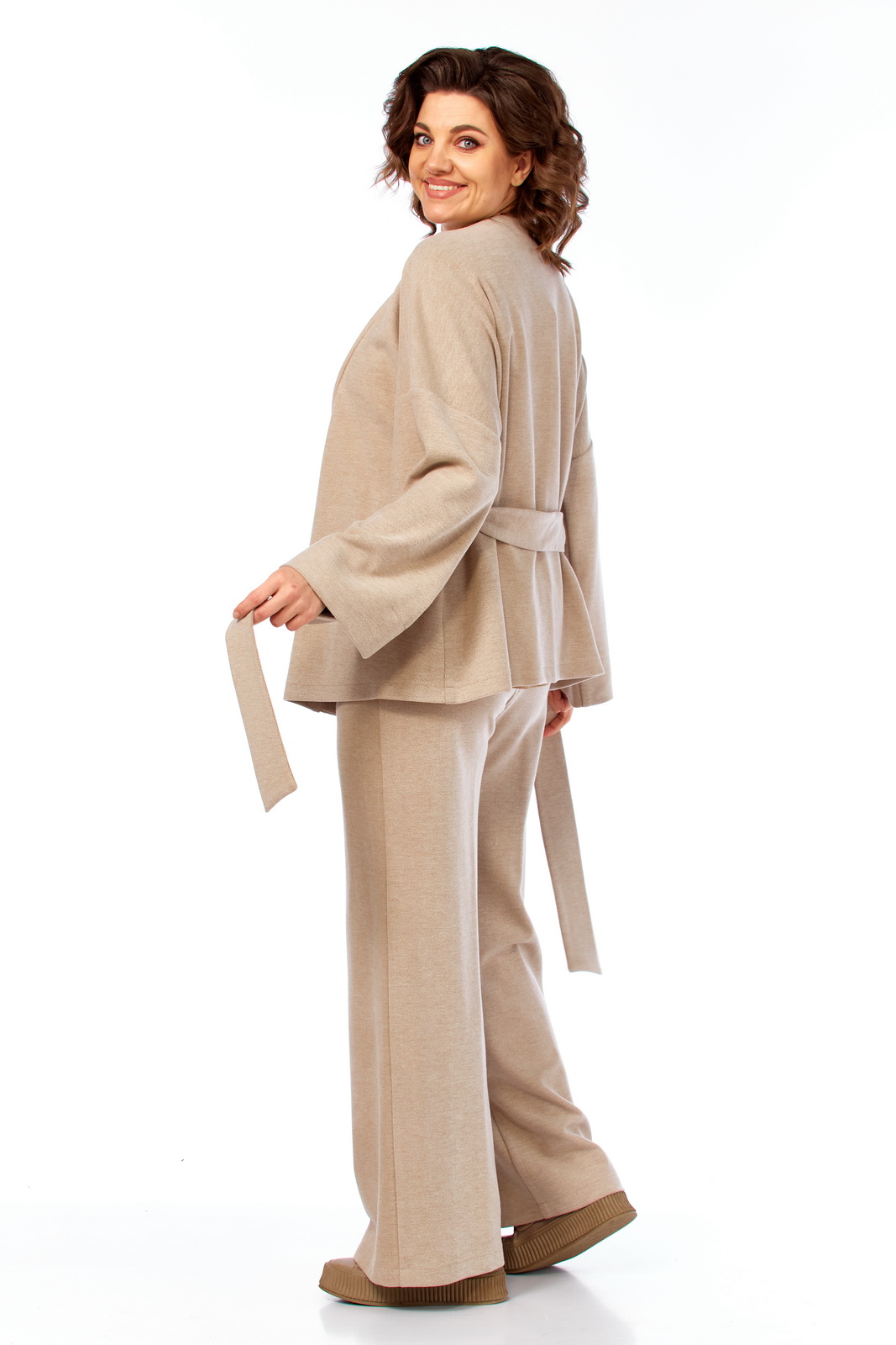 М-2143(46-50) бежевый (8) Костюмы-DIAMANT-2143