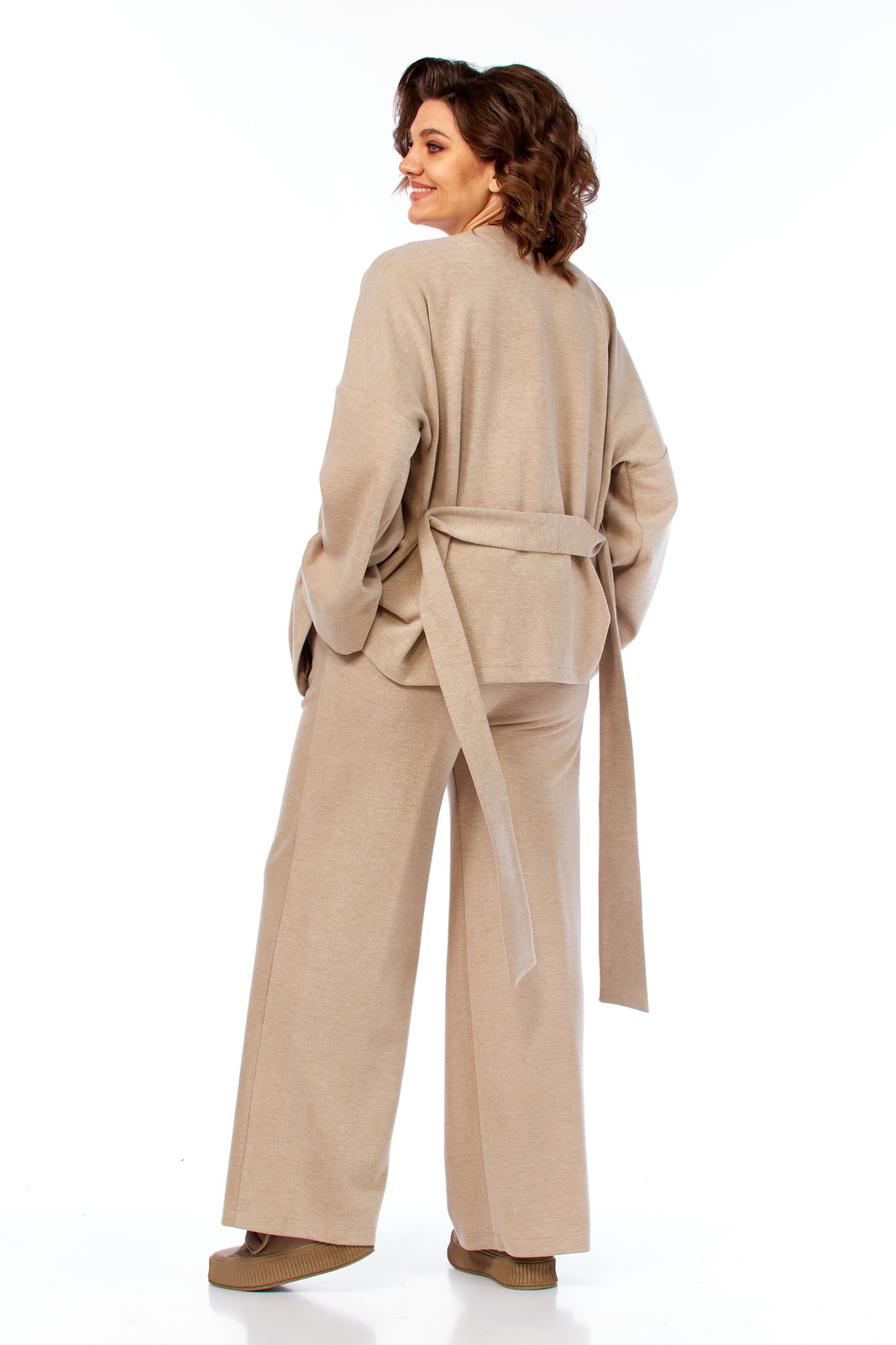 М-2143(46-50) бежевый (9) Костюмы-DIAMANT-2143