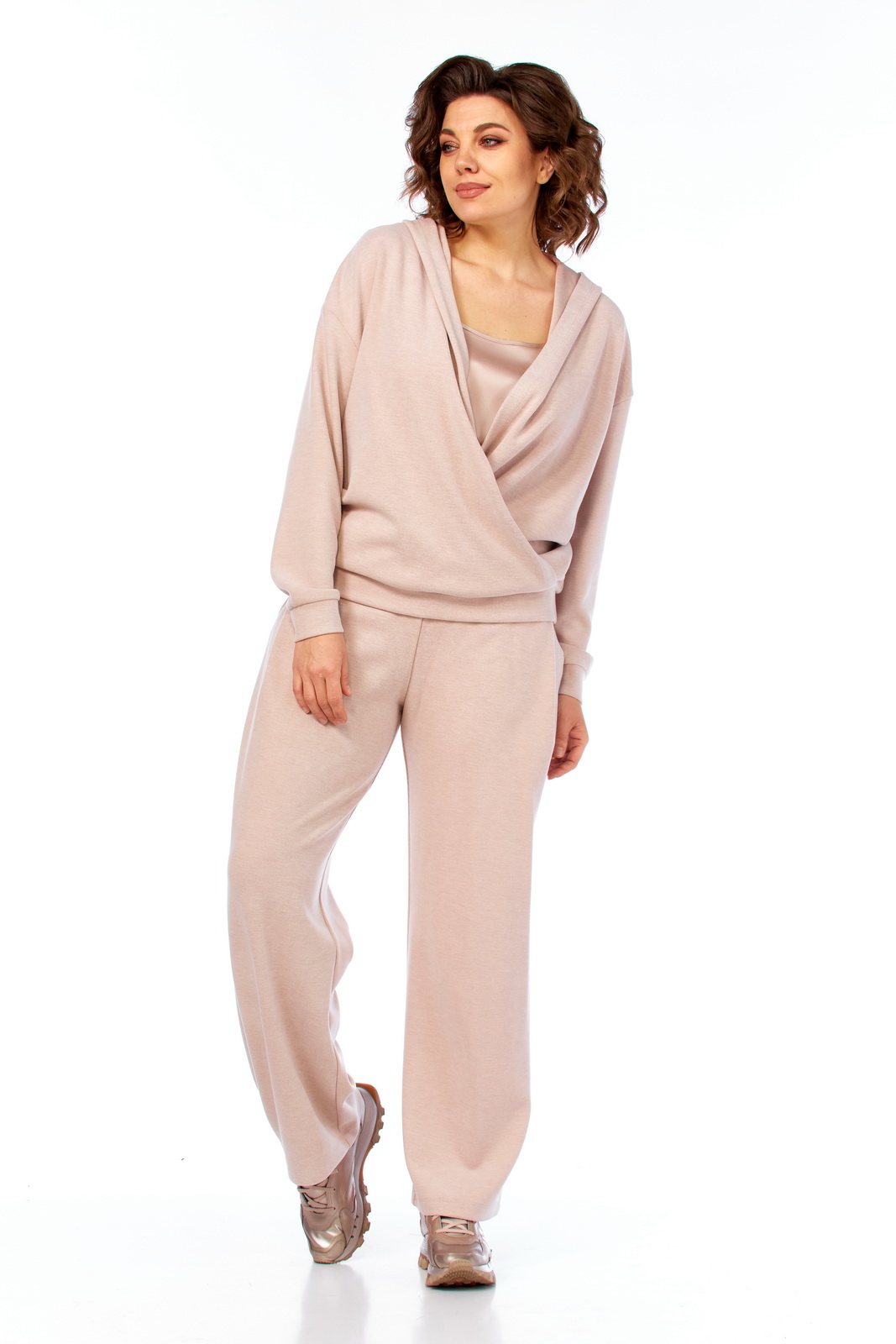 М-2144(46-50) пудра (3) Костюмы-DIAMANT-2144