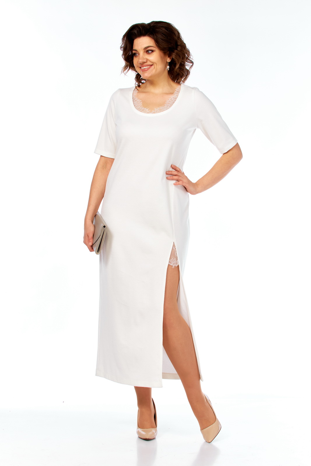 М-2145(46-50) молочный (1) Костюмы-DIAMANT-2145