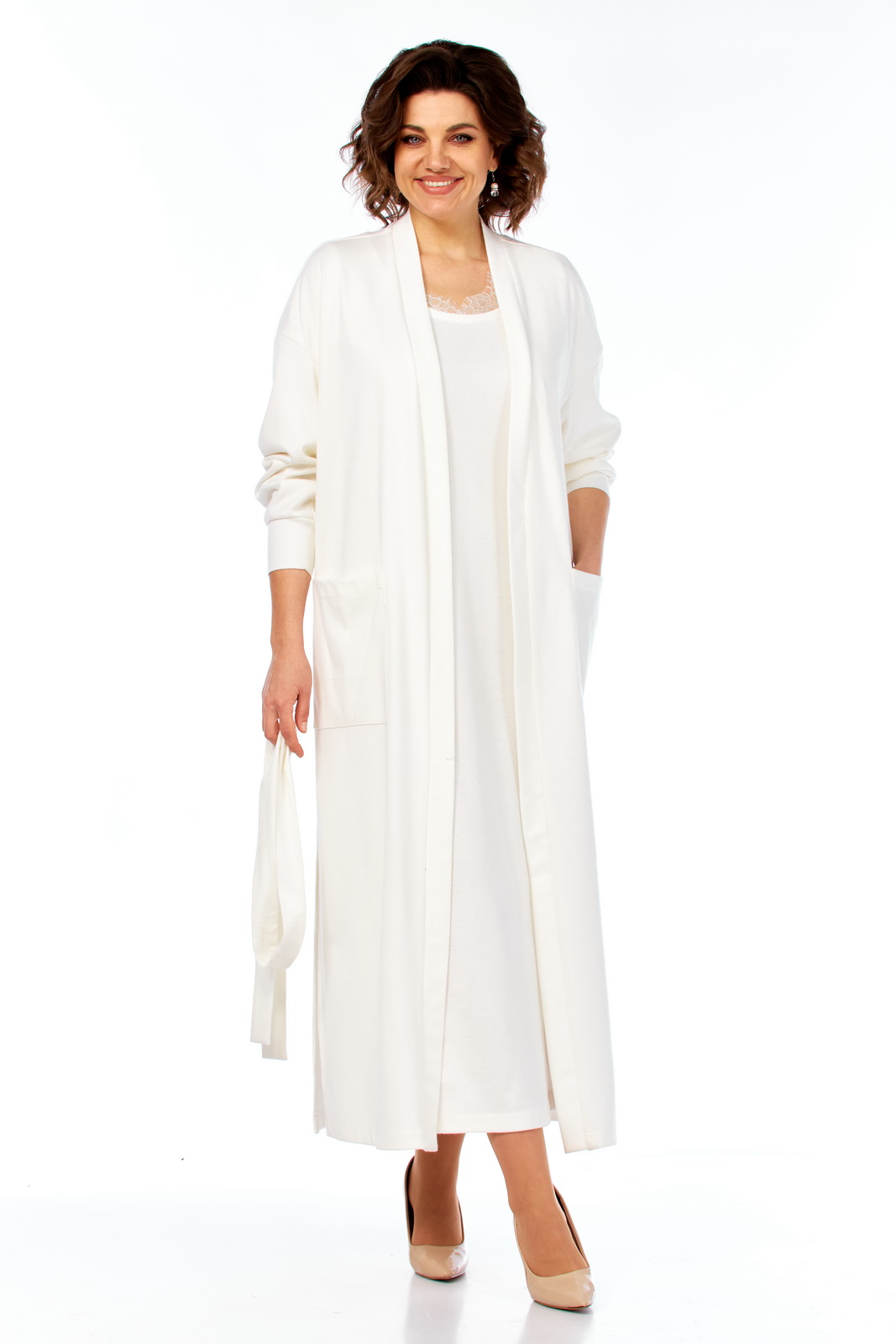 М-2145(46-50) молочный (5) Костюмы-DIAMANT-2145