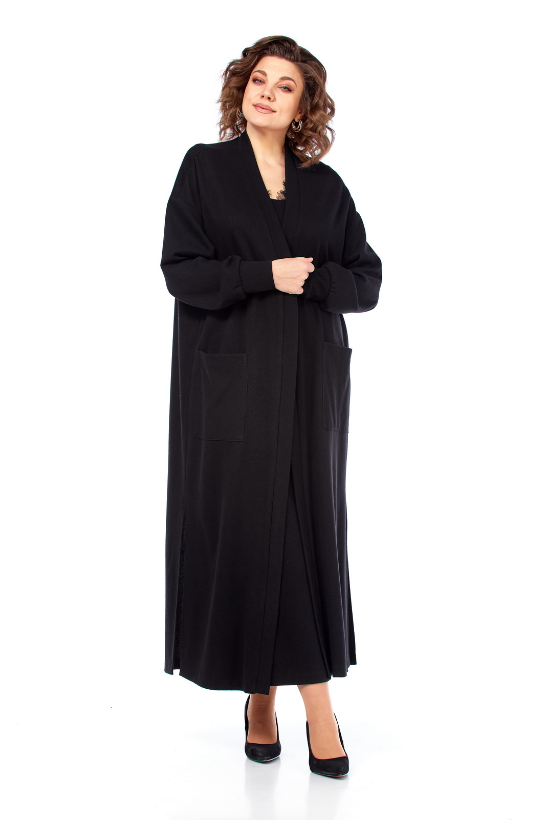 М-2145(46-50) черный (8) Костюмы-DIAMANT-2145