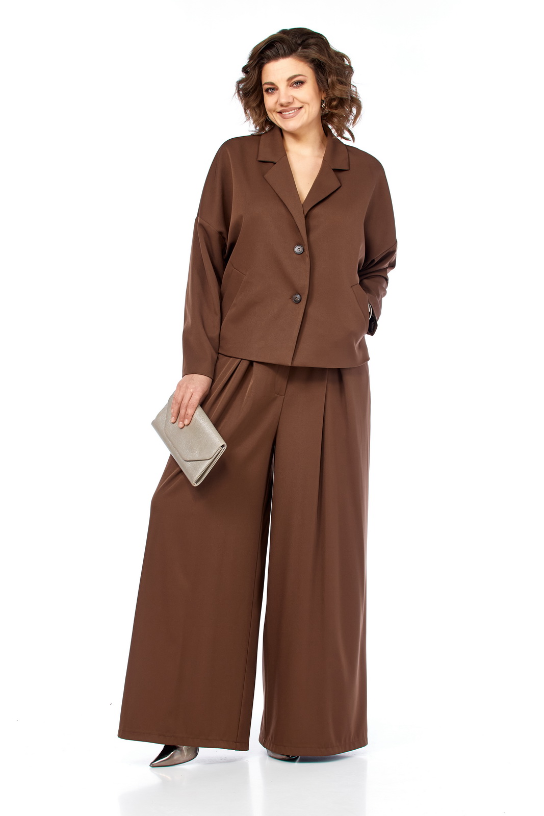 М-2148(48-52) коричневый (1) Костюмы-DIAMANT-2148