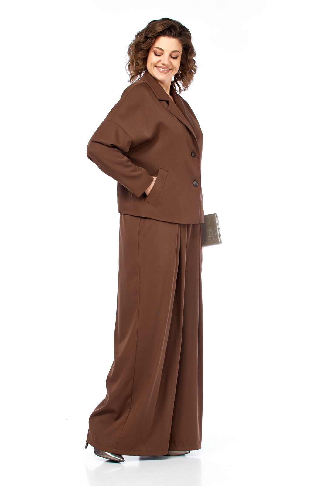 М-2148(48-52) коричневый (3) Костюмы-DIAMANT-2148