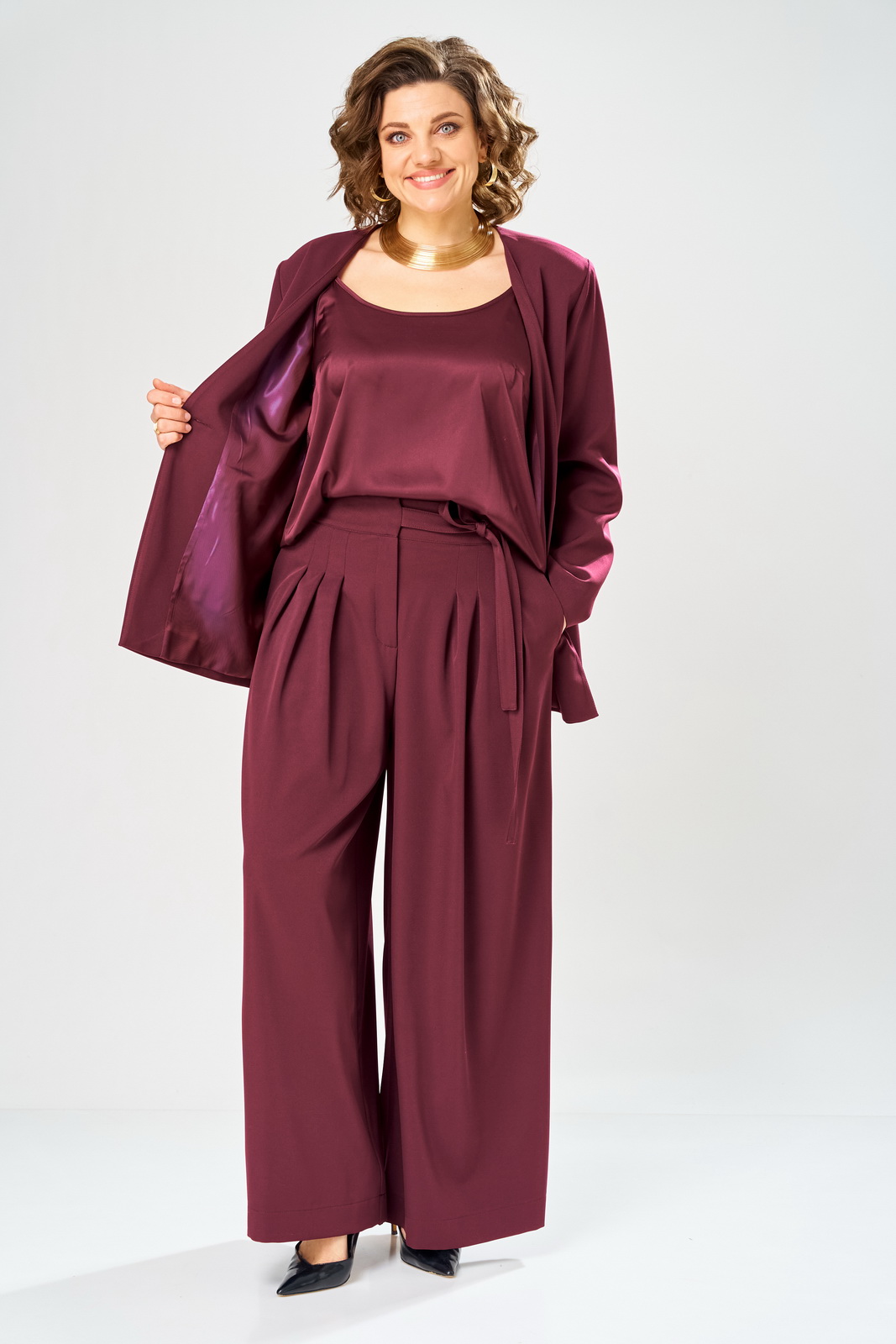 М-2149(44-48) бордо (3) Костюмы-DIAMANT-2149