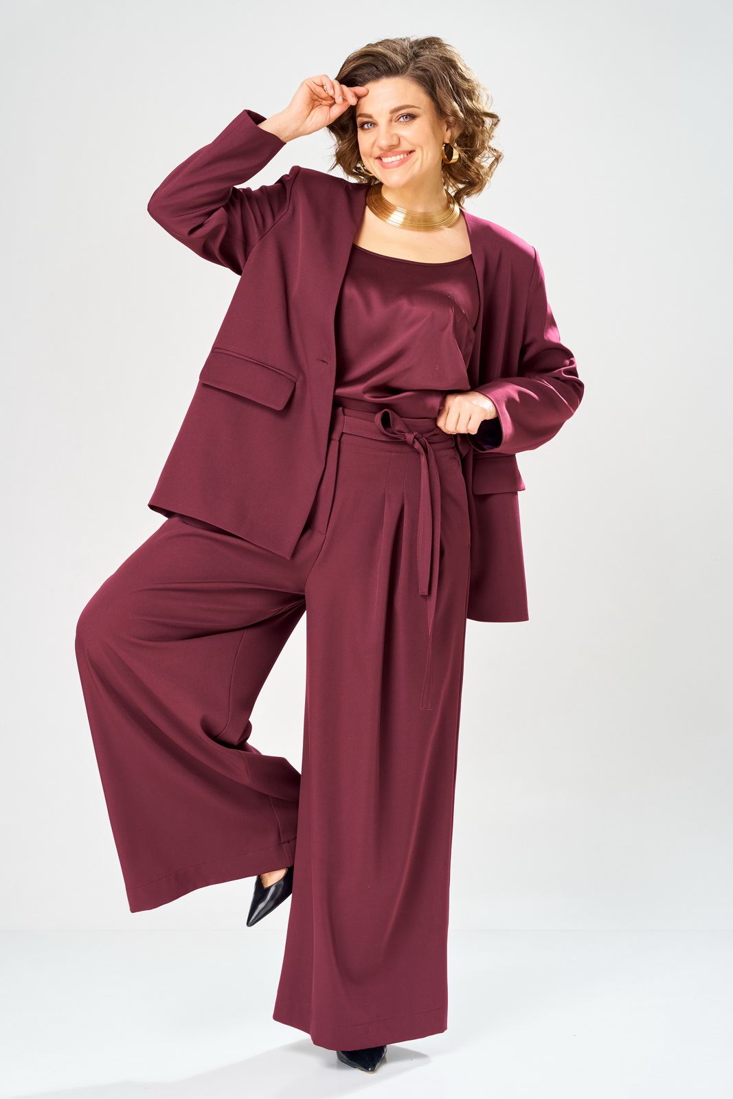 М-2149(44-48) бордо (6) Костюмы-DIAMANT-2149