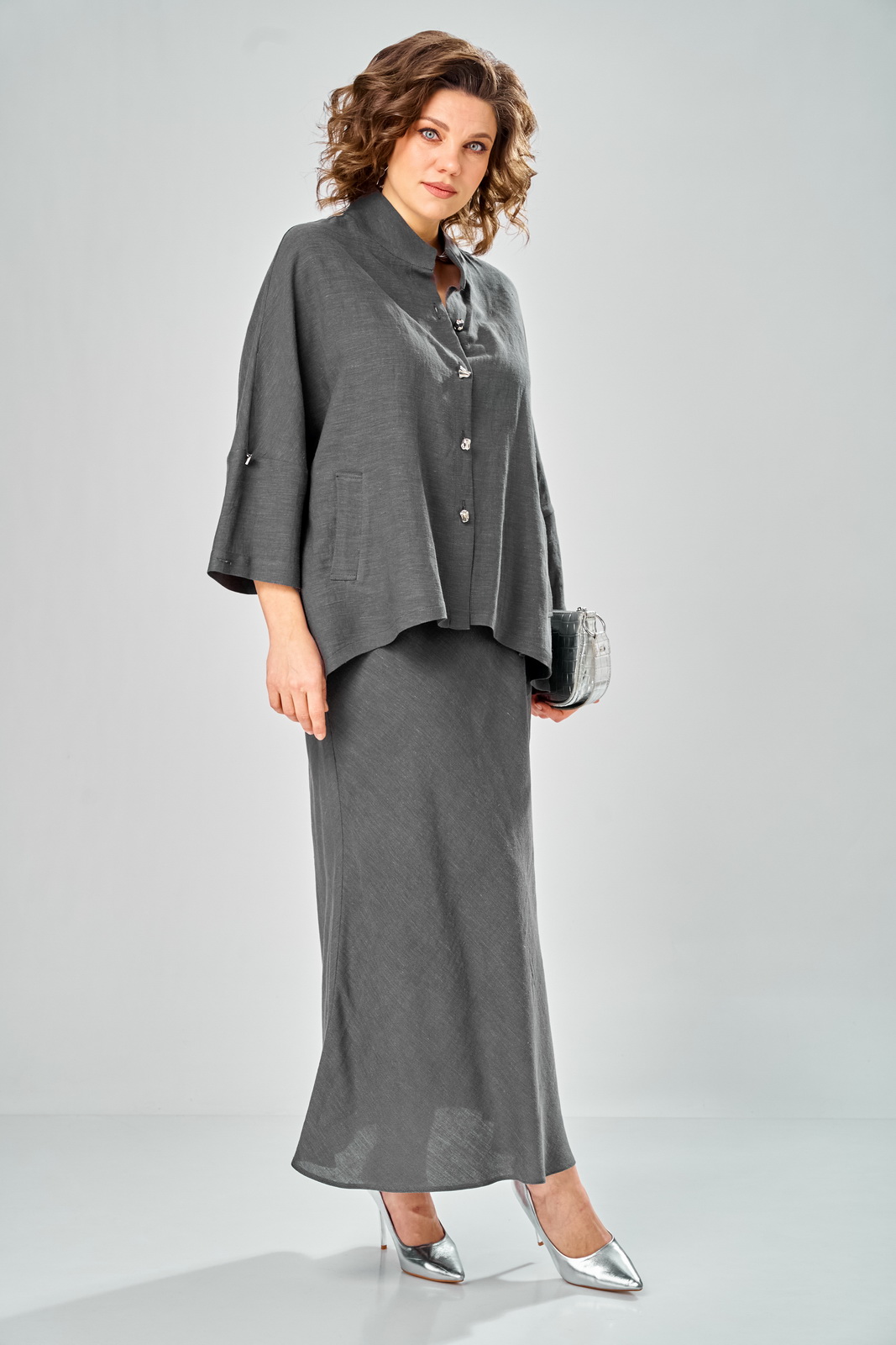 М-2152(50-54) графит (2) Костюмы-DIAMANT-2152