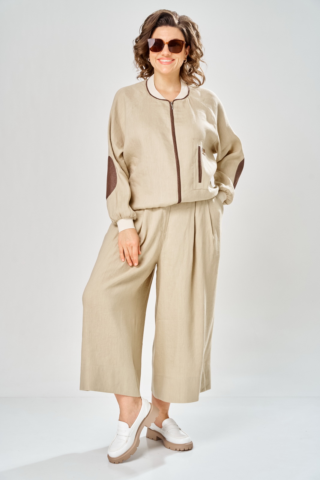 М-2154(46-50) натуральный (3) Костюмы-DIAMANT-2154