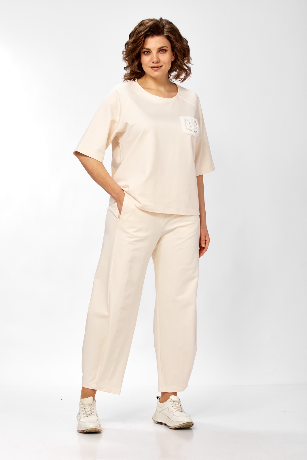 М-2156(48-52) сливочное масло (1) Костюмы-DIAMANT-2156