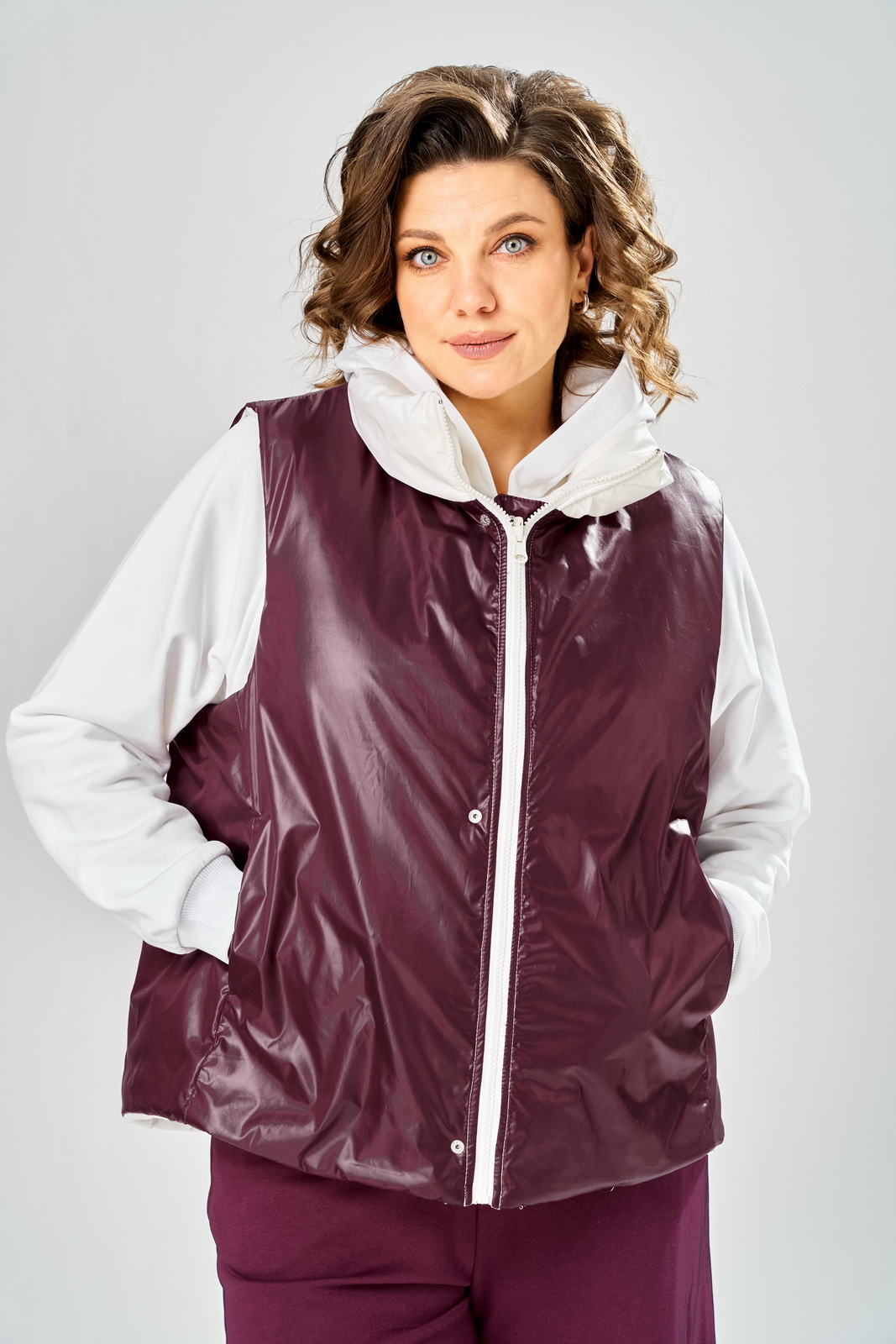 М-2165(48-52) бордо (10) Костюмы-DIAMANT-2165